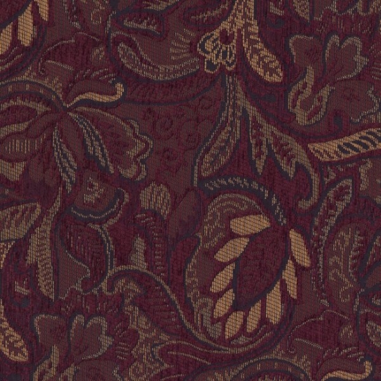 Picture of Adele Cabernet upholstery fabric.