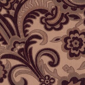 Picture of Alexandria Wine upholstery fabric.