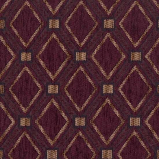 Picture of Marisol Cabernet upholstery fabric.