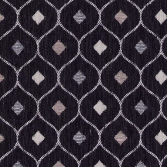 Picture of Sangria Black upholstery fabric.