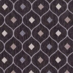 Picture of Sangria Charcoal upholstery fabric.